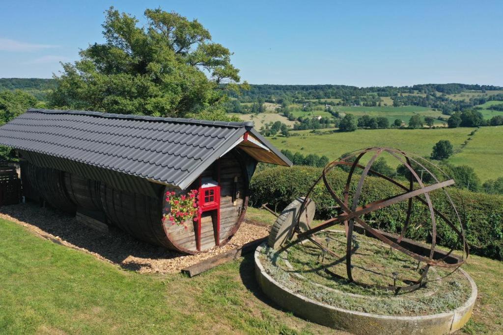 Gite Insolite "Le Coup De Foudre" Sa Vue Panoramique Vimoutiers ภายนอก รูปภาพ